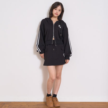 【LTXC/裡シャギー】拉鍊連帽衛衣套裝