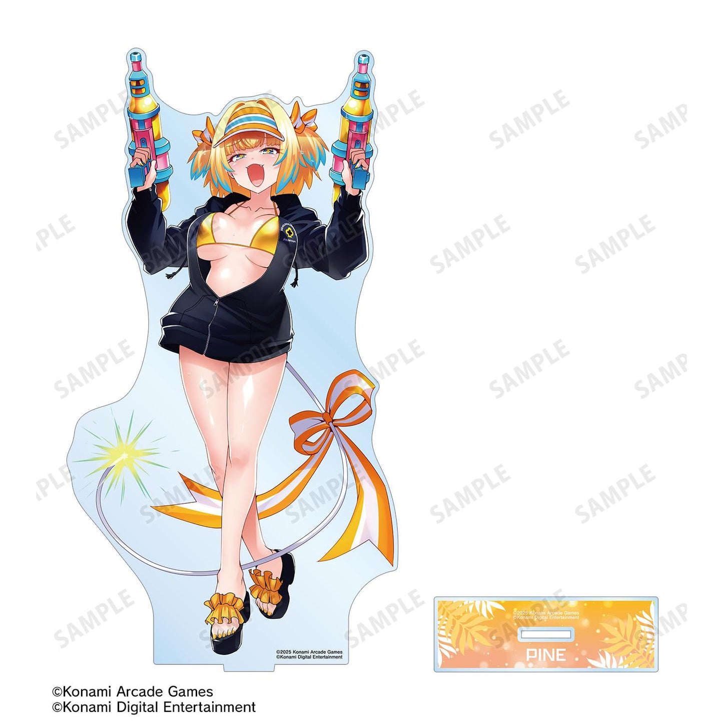 ボンバーガール 彩虹_新繪製 菠蘿 泳裝ver. 超大亞克力立牌