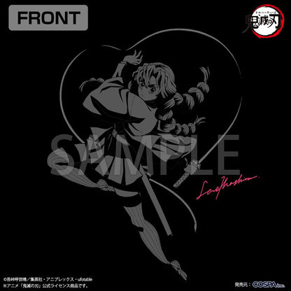 《鬼滅之刃》_XL碼_甘露寺蜜璃 戀之呼吸 T恤/黑色