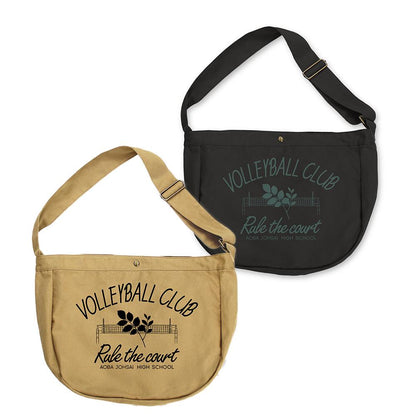 《排球少年》青葉城西高中排球部報紙包/黑色