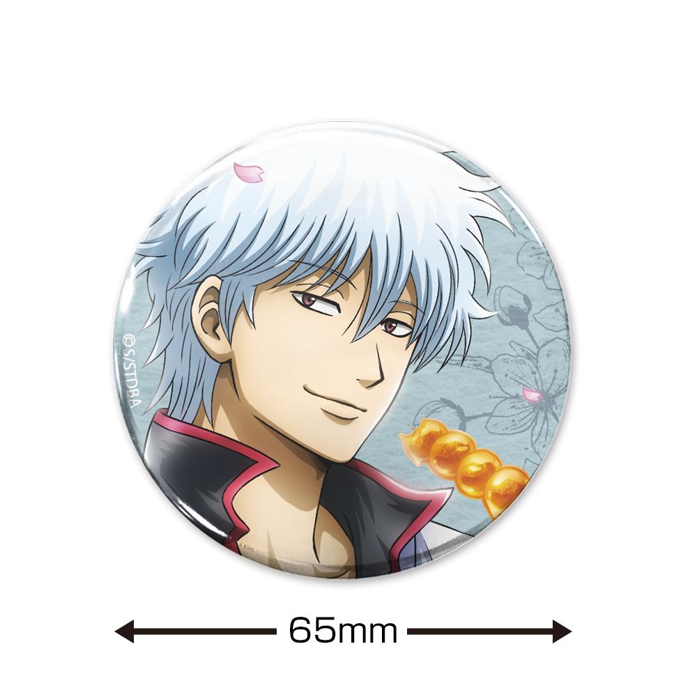 《銀魂》.新繪插畫 坂田銀時 65mm徽章 小窗眺望風景Ver.