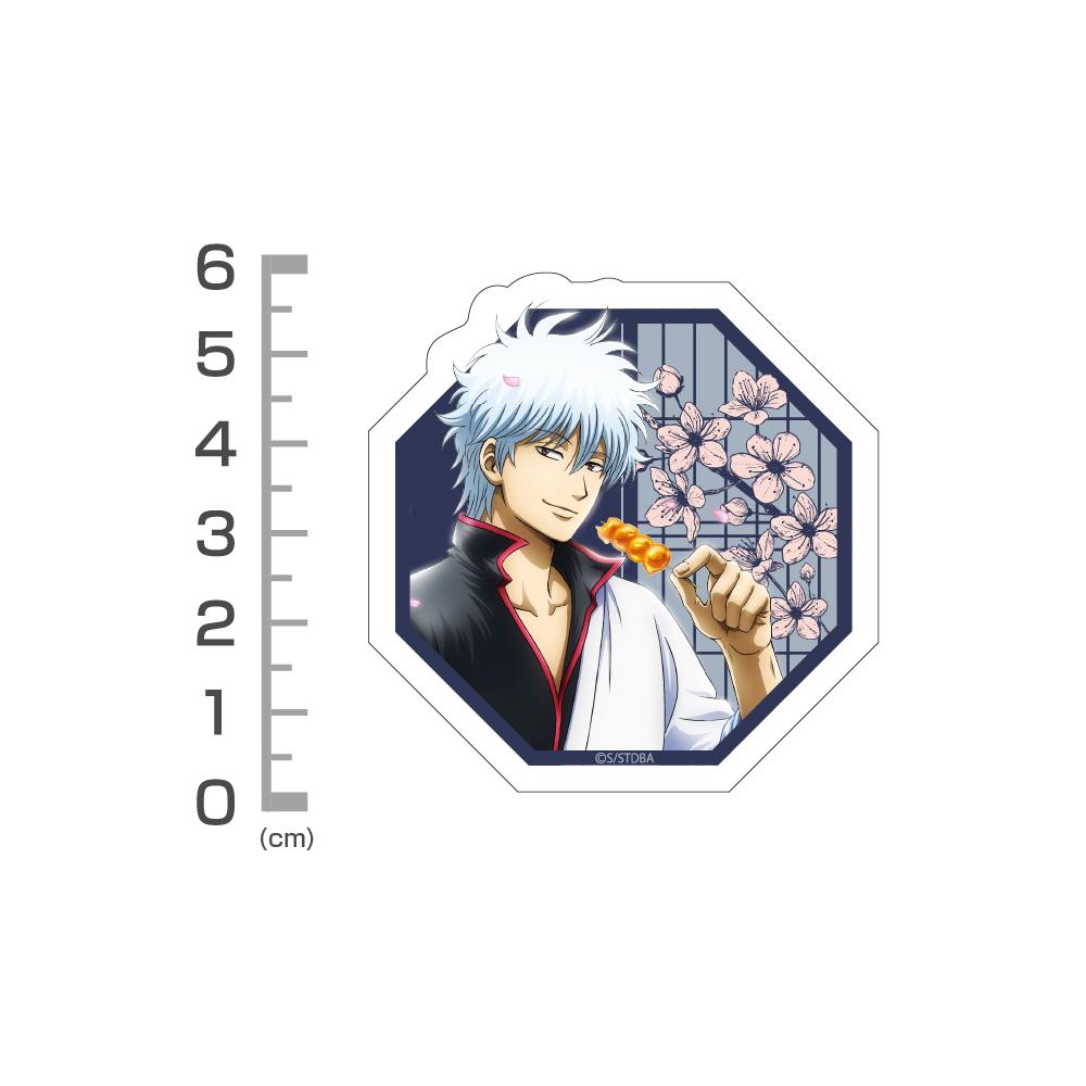 《銀魂》.全新繪製 坂田銀時 迷你貼紙套裝 小窗眺望風景Ver.