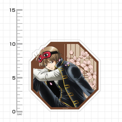 《銀魂》.新繪沖田總悟戶外適用貼紙 小窗窺視風景Ver.