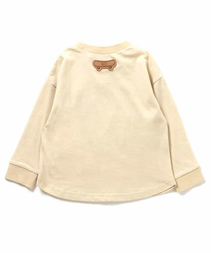 寬鬆動物印花長袖T恤