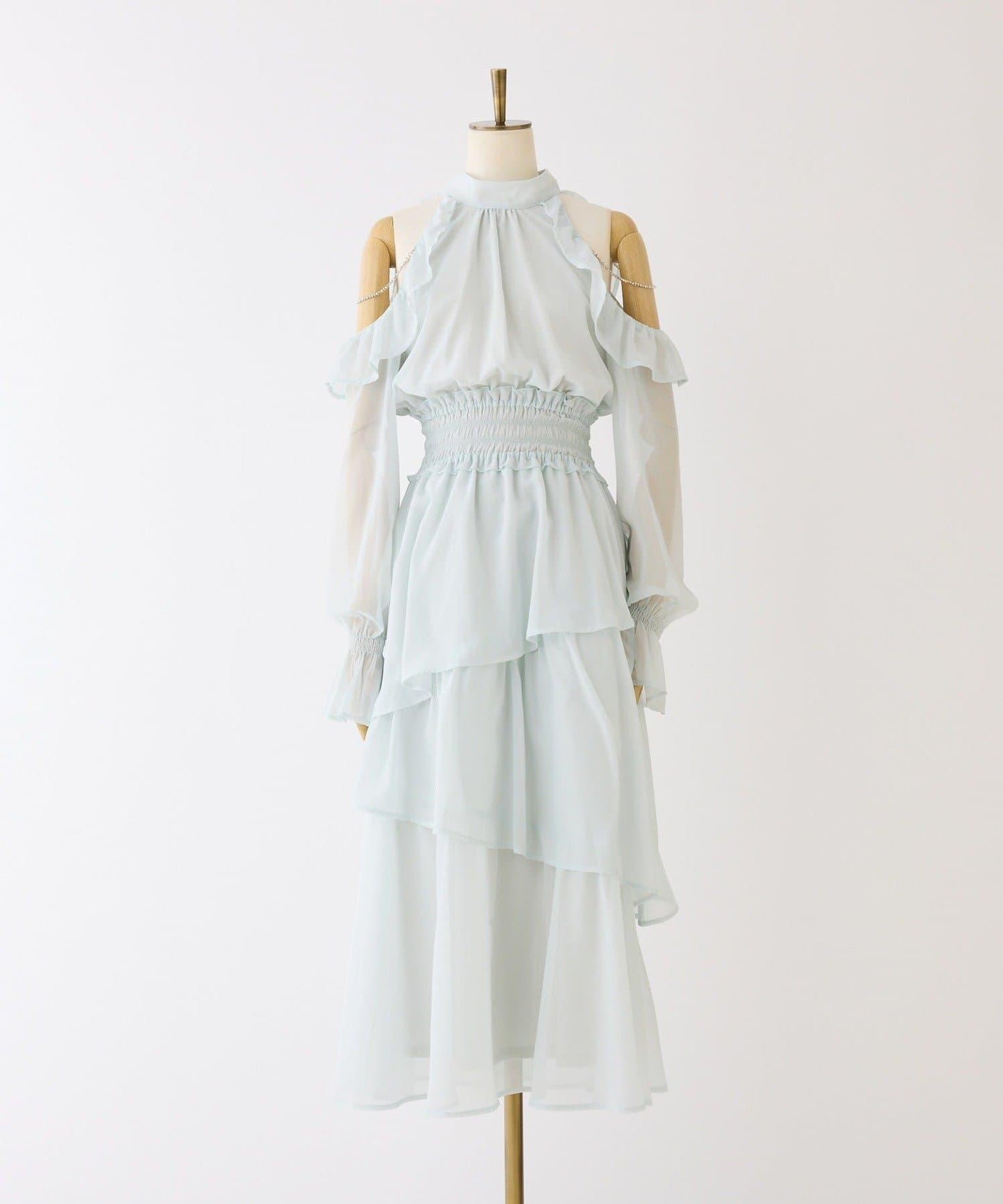 【Occasion Collection】美式無袖層疊連衣裙