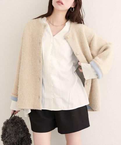 【EVERY.VERY niceclaup】紐扣開襟寬鬆襯衫