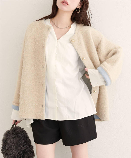 【EVERY.VERY niceclaup】紐扣開襟寬鬆襯衫