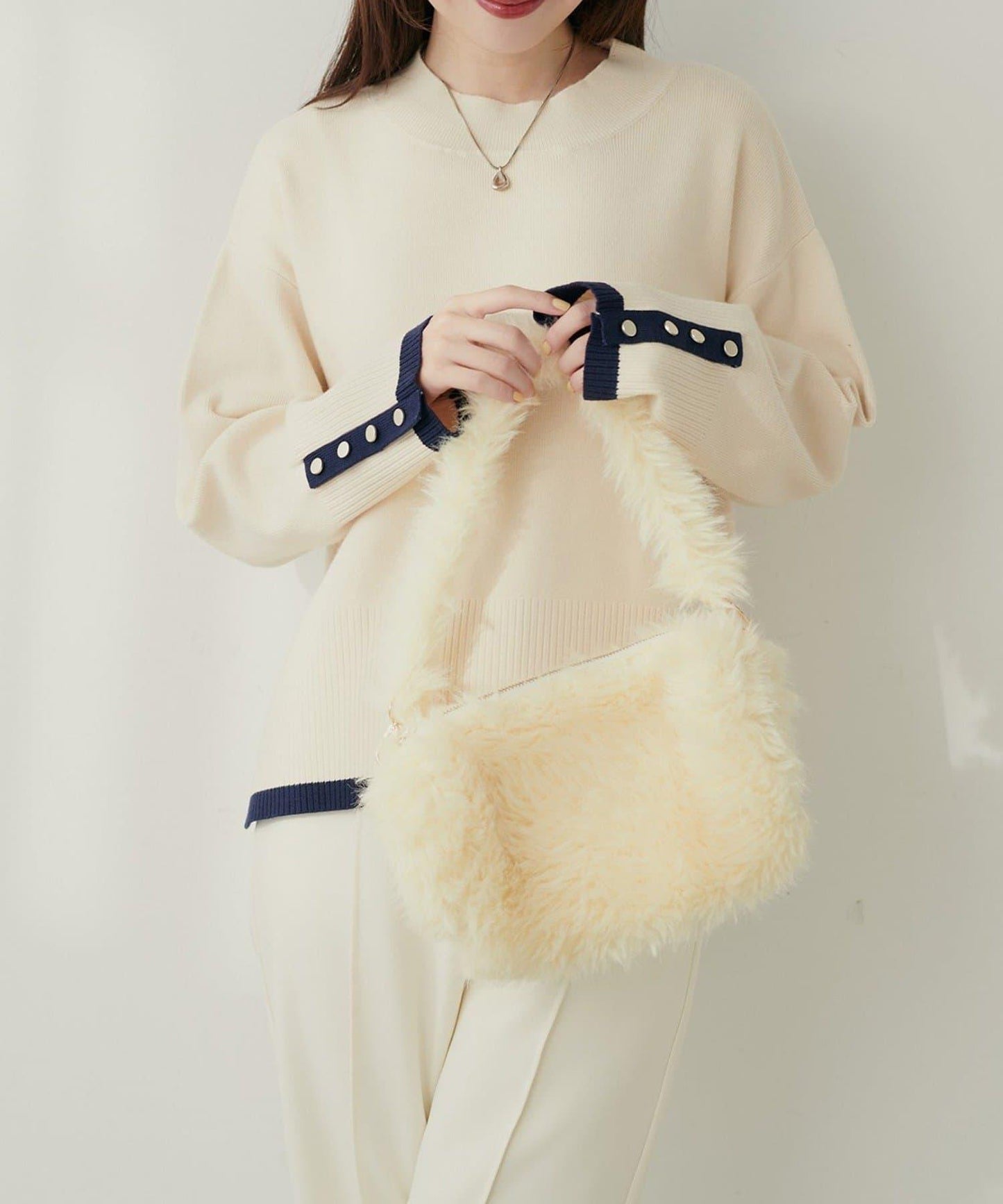 【natural couture】毛絨迷你包