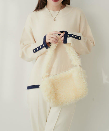 【natural couture】毛絨迷你包