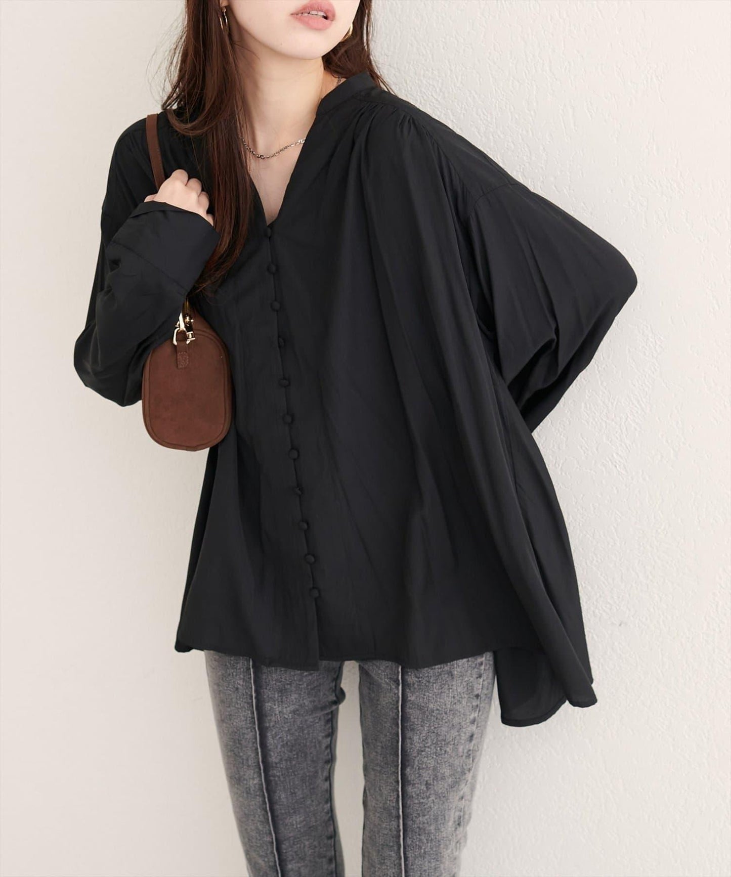 【EVERY.VERY niceclaup】紐扣開襟寬鬆襯衫