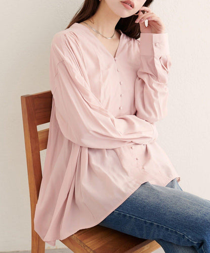 【EVERY.VERY niceclaup】紐扣開襟寬鬆襯衫