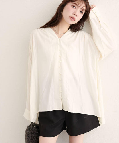 【EVERY.VERY niceclaup】紐扣開襟寬鬆襯衫