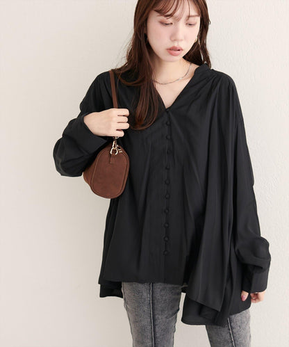 【EVERY.VERY niceclaup】紐扣開襟寬鬆襯衫