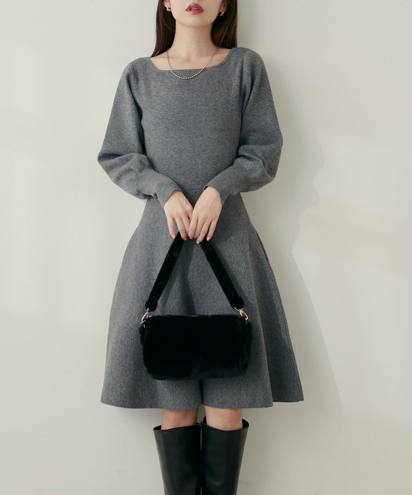 【natural couture】毛絨迷你包