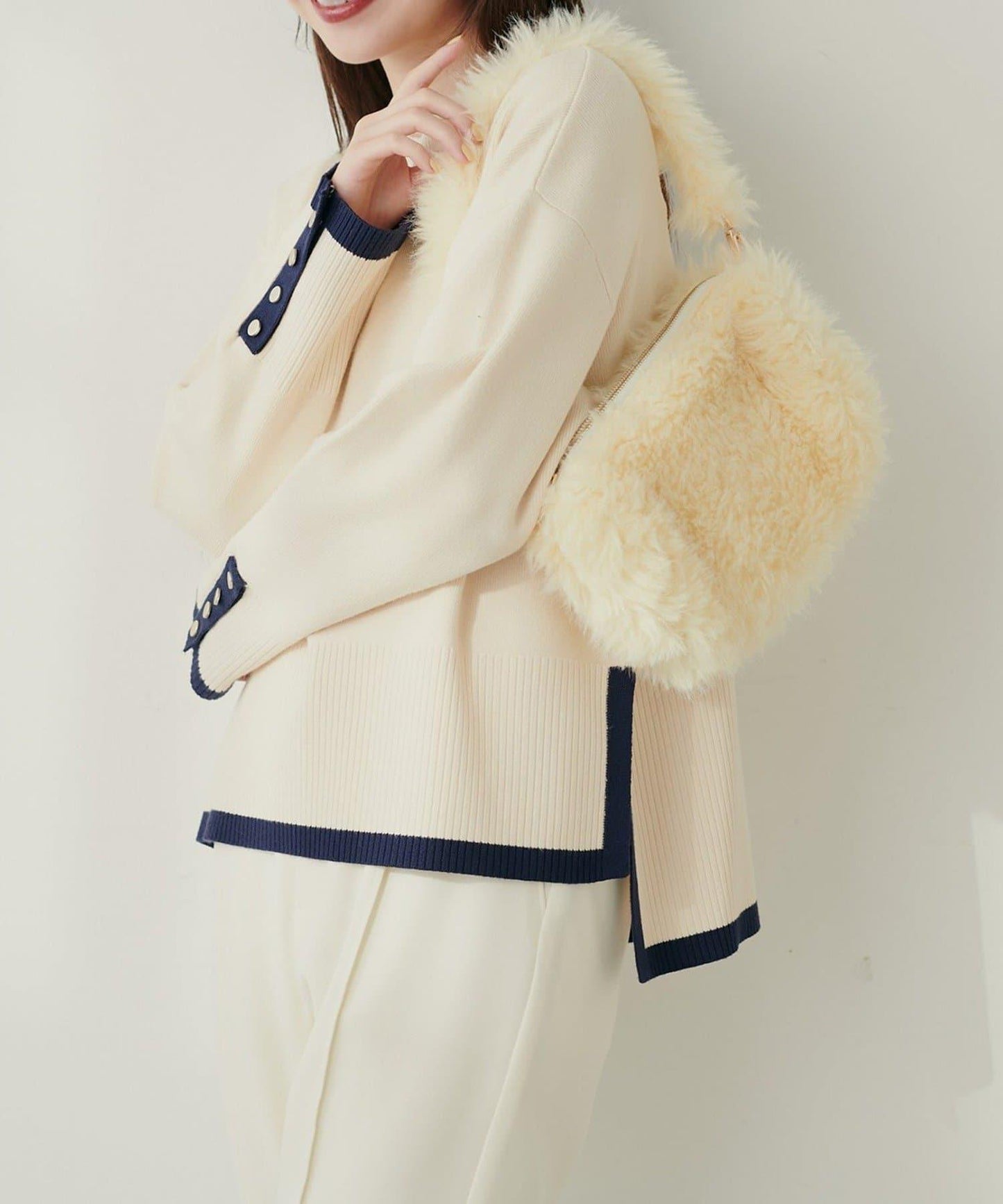 【natural couture】毛絨迷你包