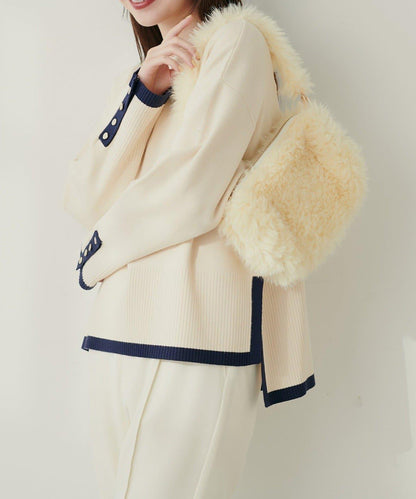 【natural couture】毛絨迷你包