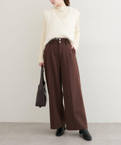 【natural couture】羽毛紗V領背心