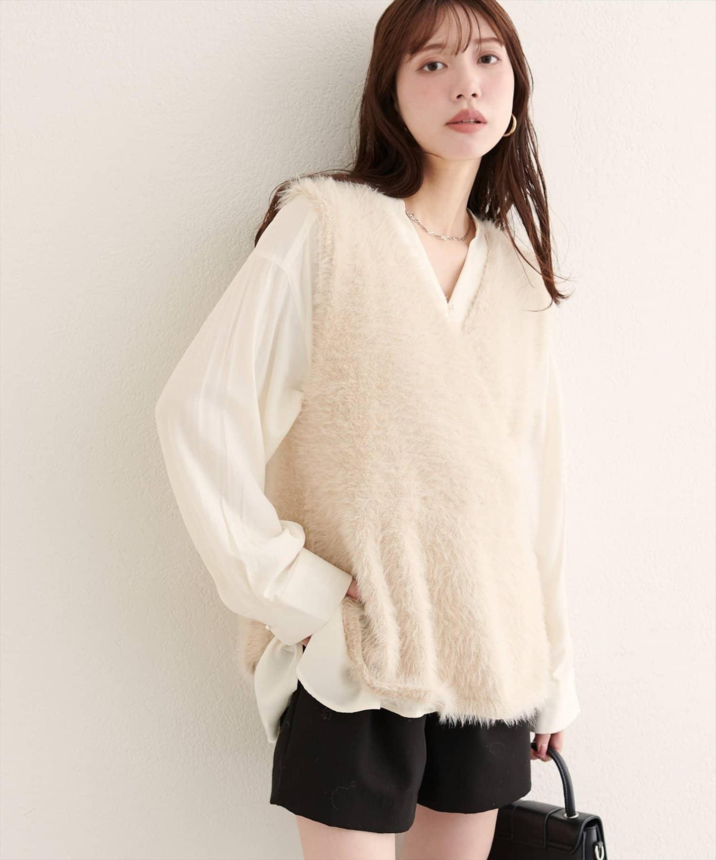 【EVERY.VERY niceclaup】紐扣開襟寬鬆襯衫