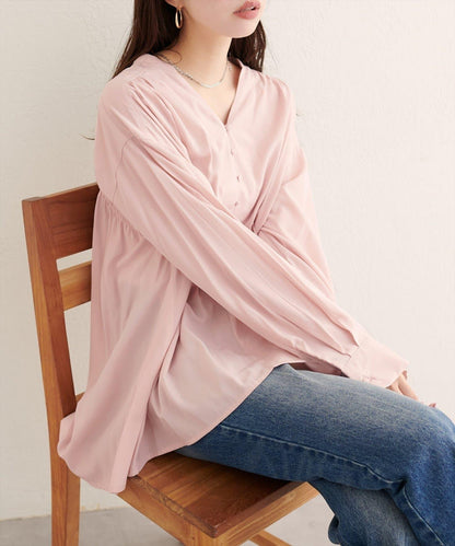 【EVERY.VERY niceclaup】紐扣開襟寬鬆襯衫