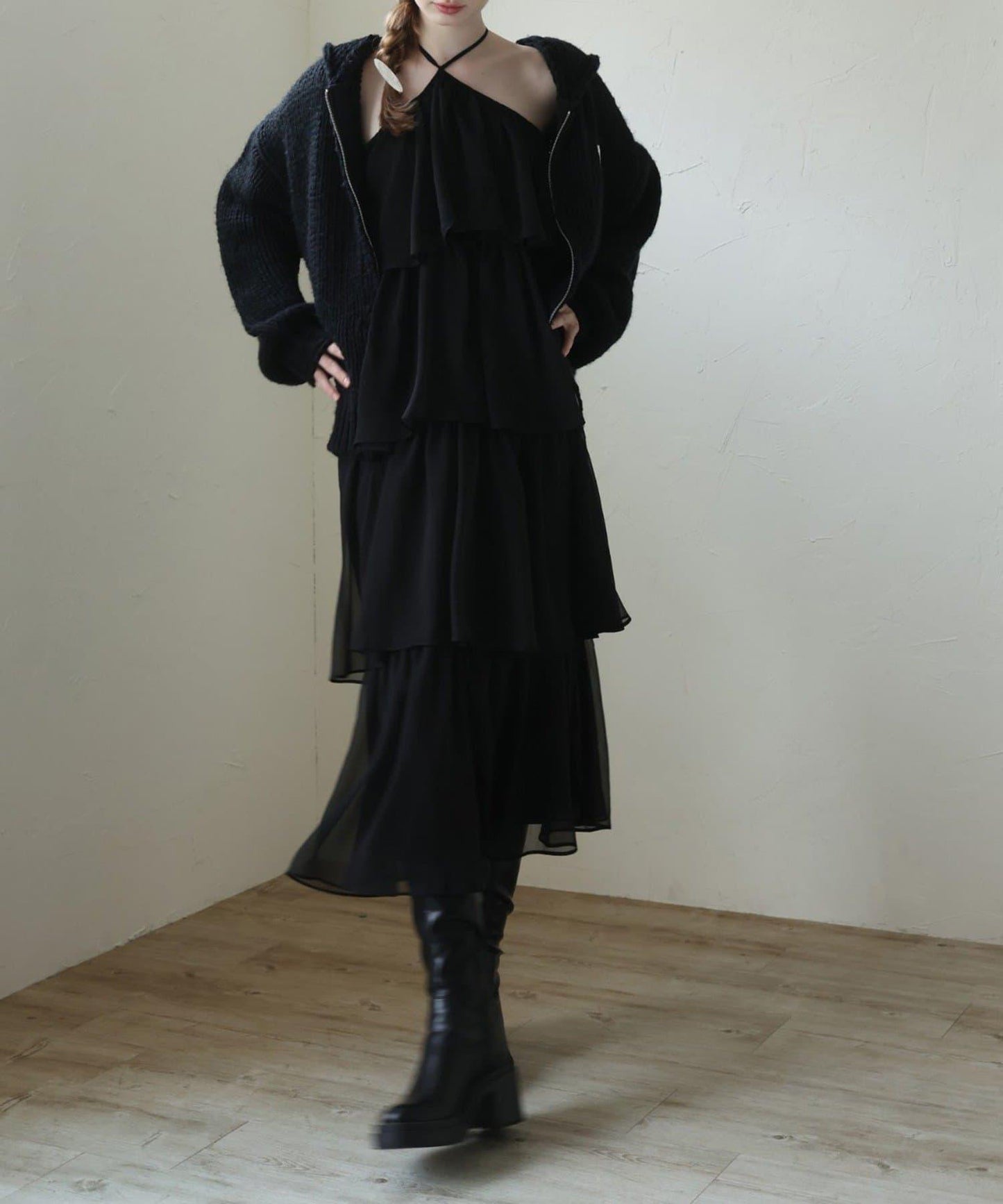 Seemi層疊連衣裙