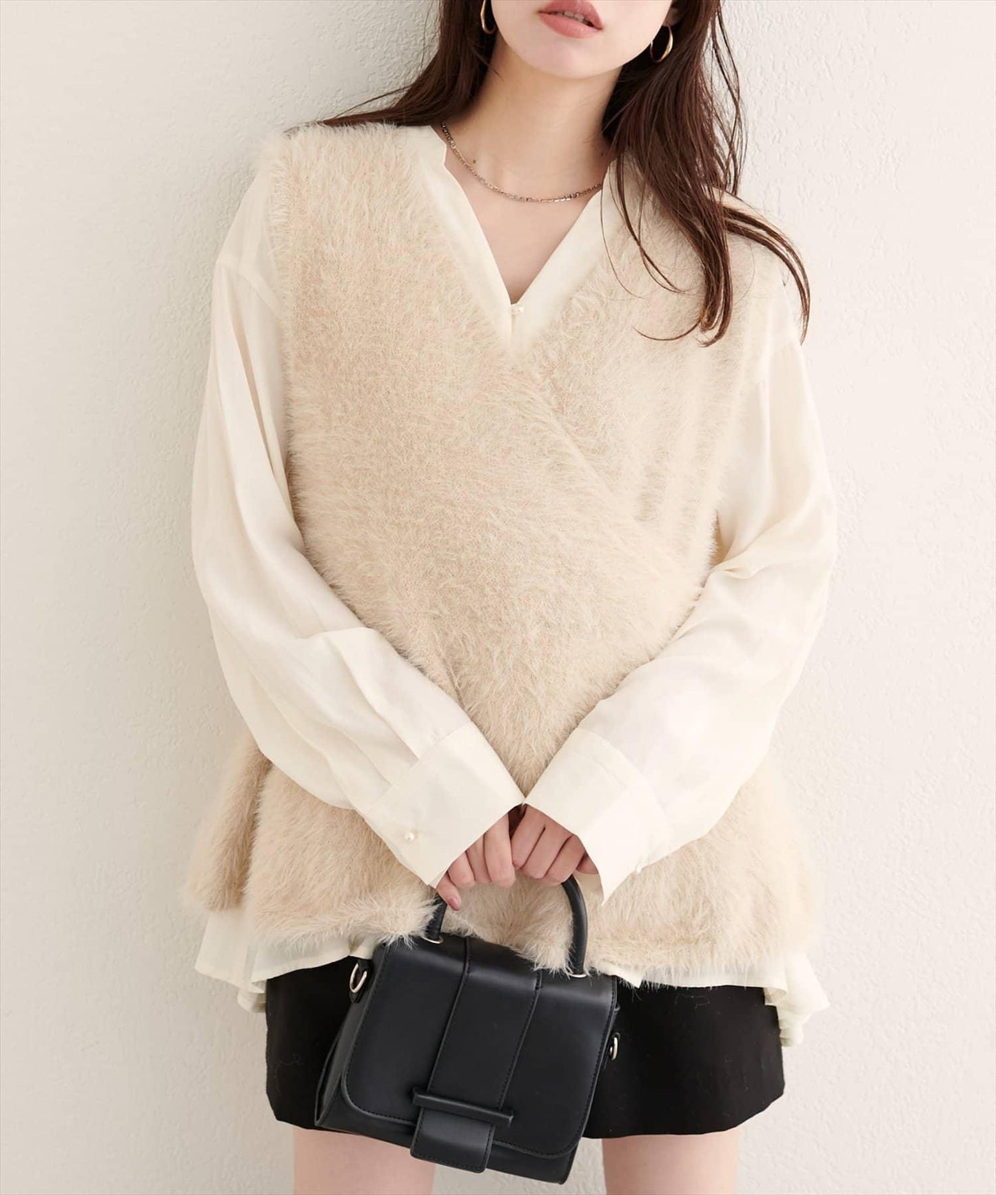 【EVERY.VERY niceclaup】紐扣開襟寬鬆襯衫