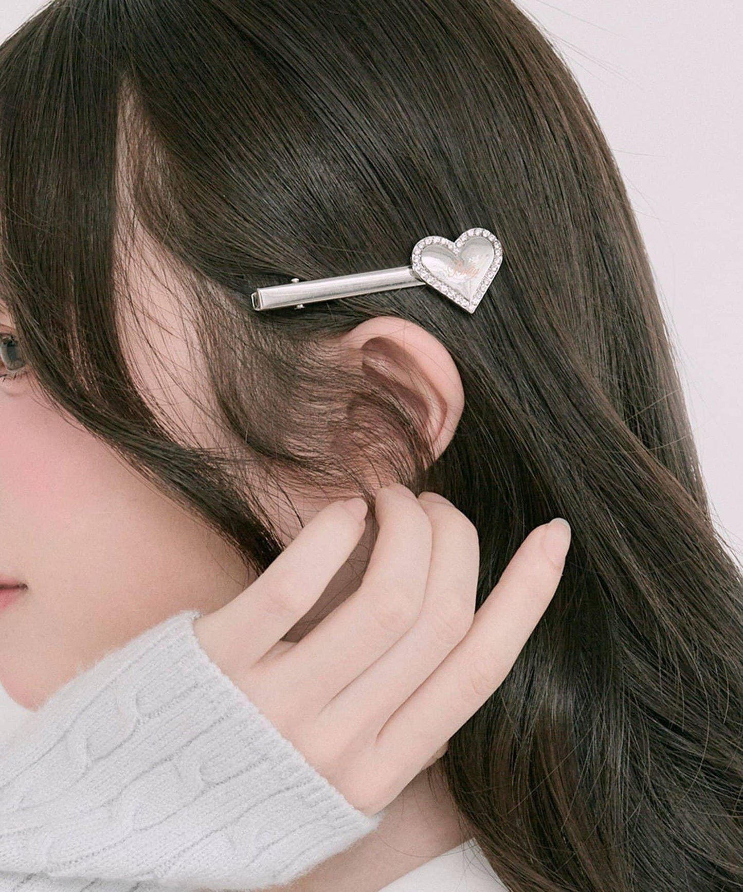 心形標誌髮夾