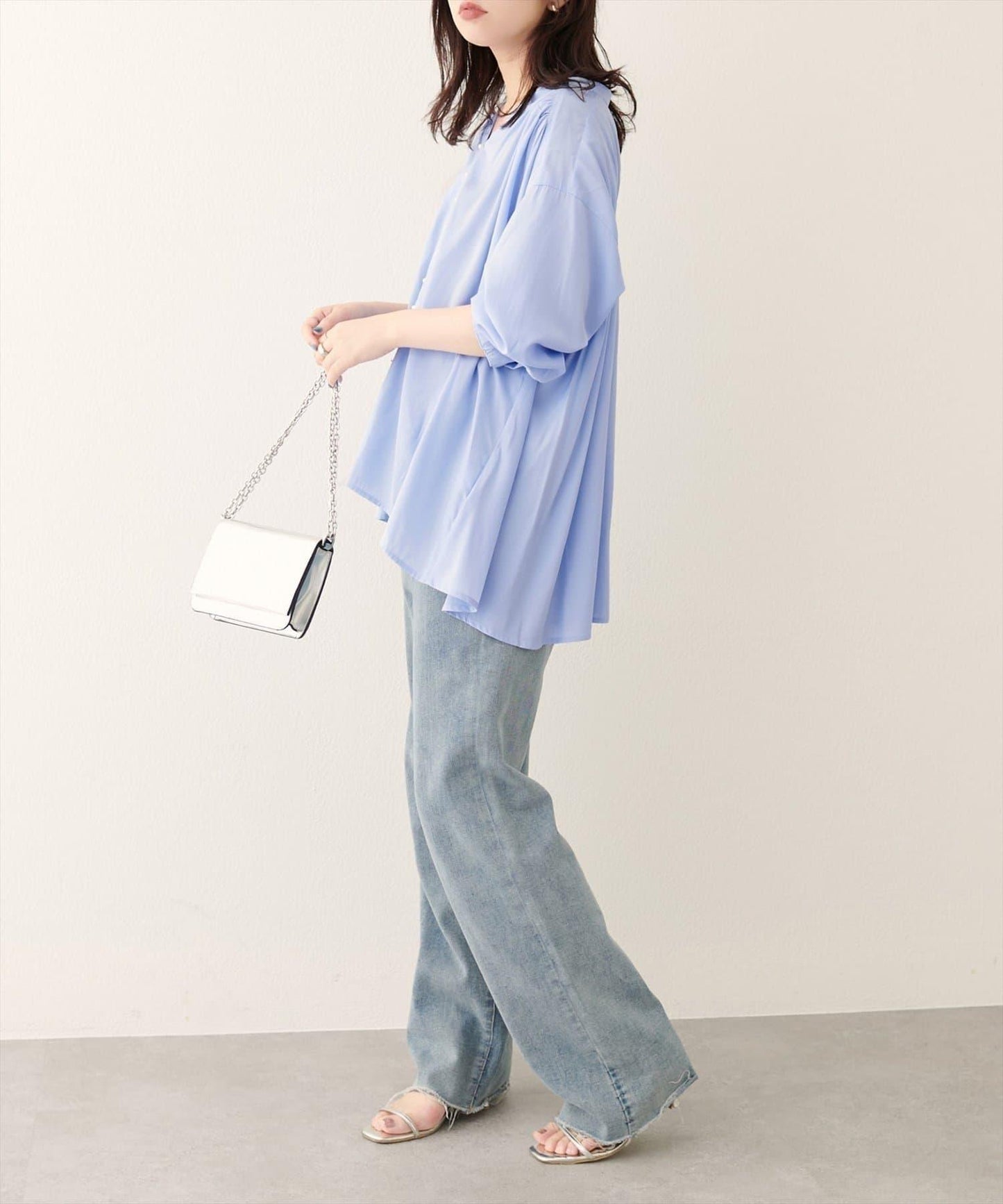 【EVERY.VERY niceclaup】紐扣開襟寬鬆襯衫