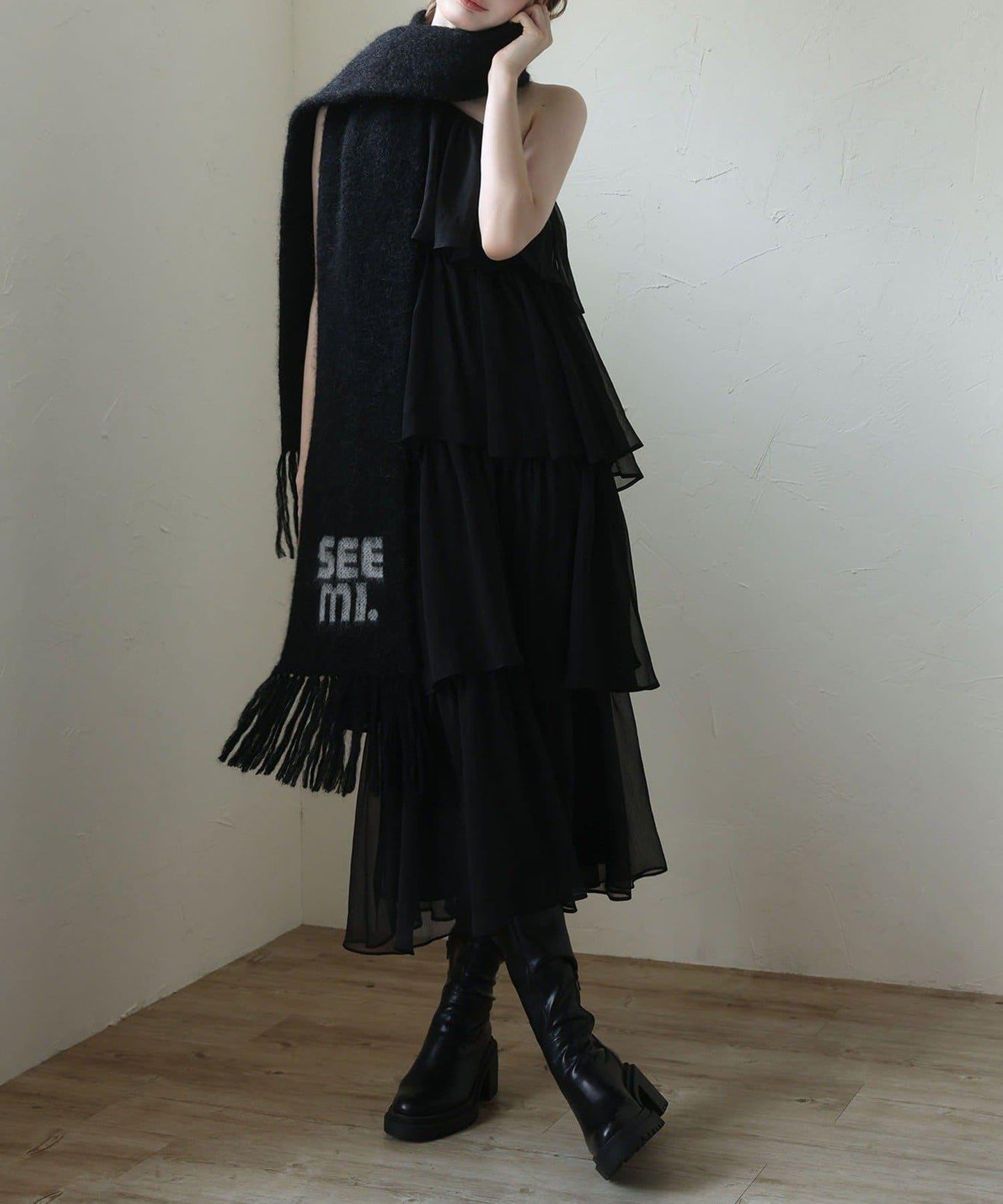 Seemi層疊連衣裙