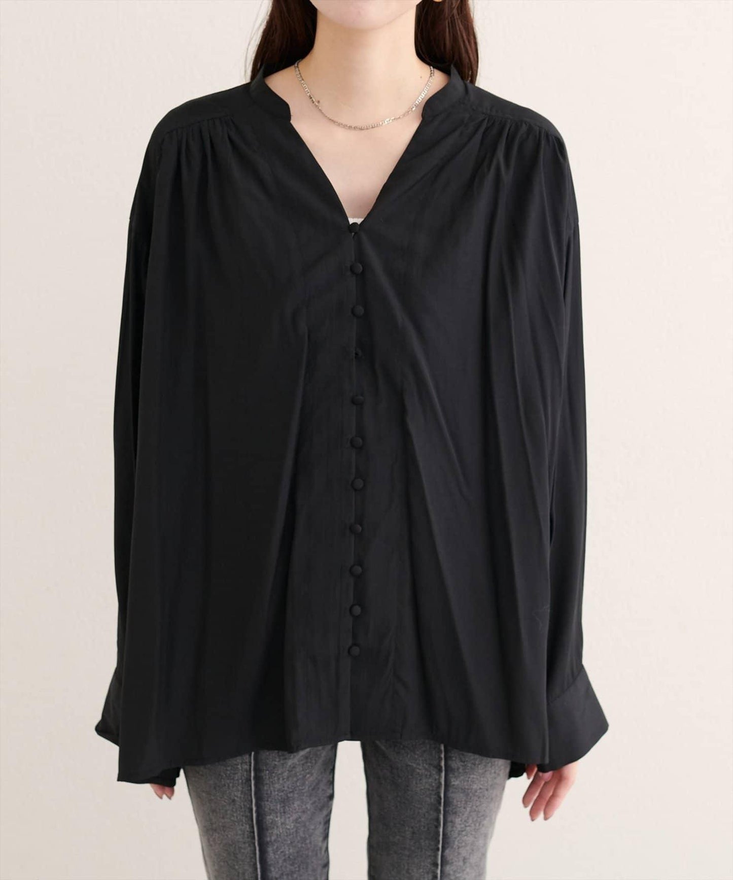 【EVERY.VERY niceclaup】紐扣開襟寬鬆襯衫