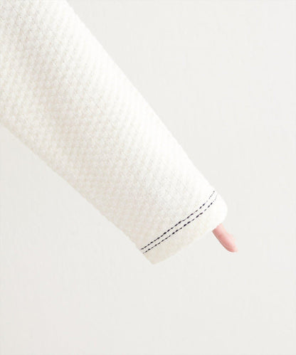 配色拼接針織夾克