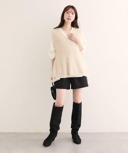 【EVERY.VERY niceclaup】紐扣開襟寬鬆襯衫