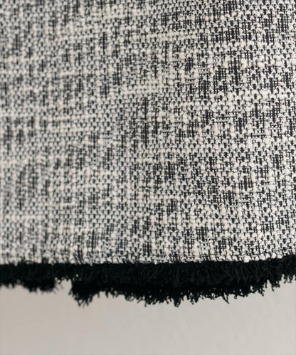 【natural couture】彈力粗花呢修身半身裙