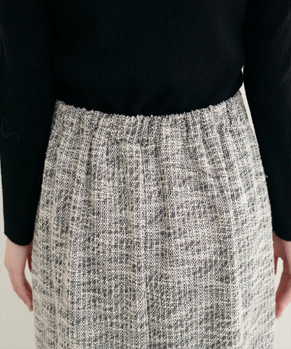 【natural couture】彈力粗花呢修身半身裙