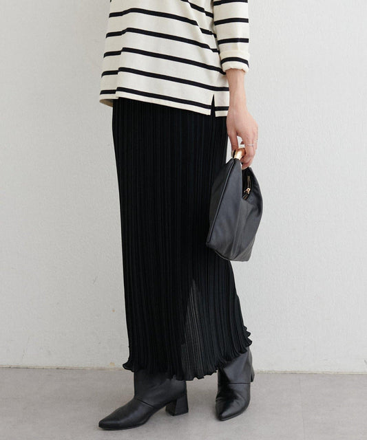 【LARUTA】百褶修身半身裙