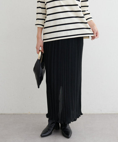 【LARUTA】百褶修身半身裙