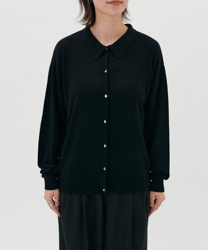 【LARUTA】垂墜感針織POLO衫