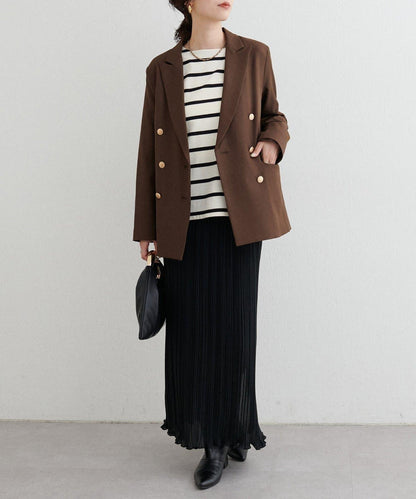 【LARUTA】百褶修身半身裙