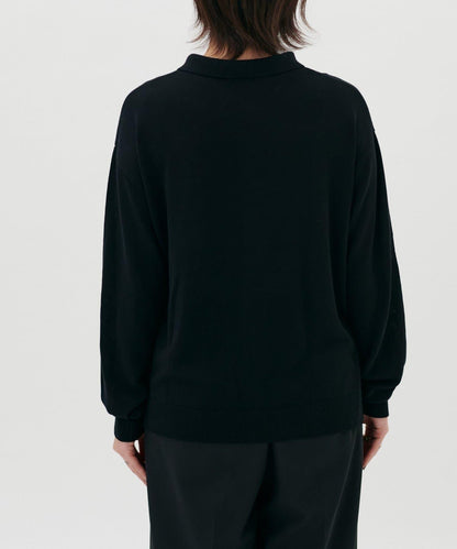 【LARUTA】垂墜感針織POLO衫