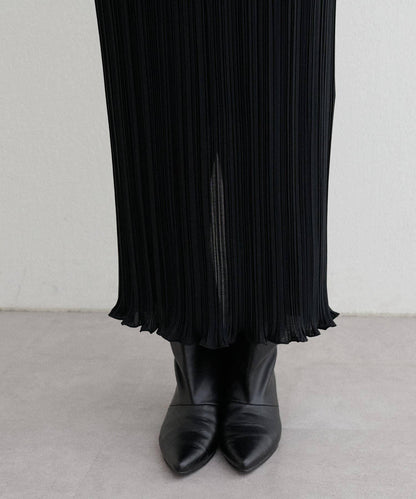 【LARUTA】百褶修身半身裙