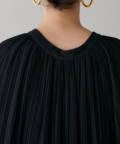 【LARUTA】百褶直筒連衣裙