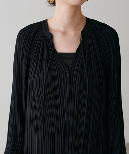 【LARUTA】百褶直筒連衣裙