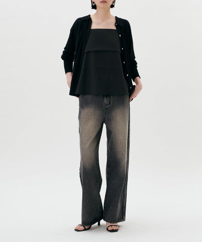 【LARUTA】垂墜感針織POLO衫