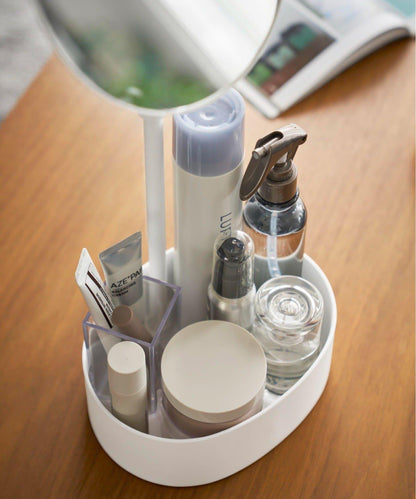 【tower タワー】可調節高度和角度帶收納功能的立式鏡