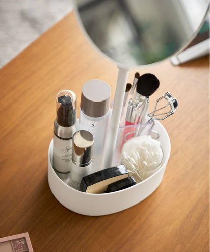 【tower タワー】可調節高度和角度帶收納功能的立式鏡