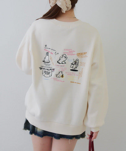 【RMAF】幽靈印花衛衣套頭衫