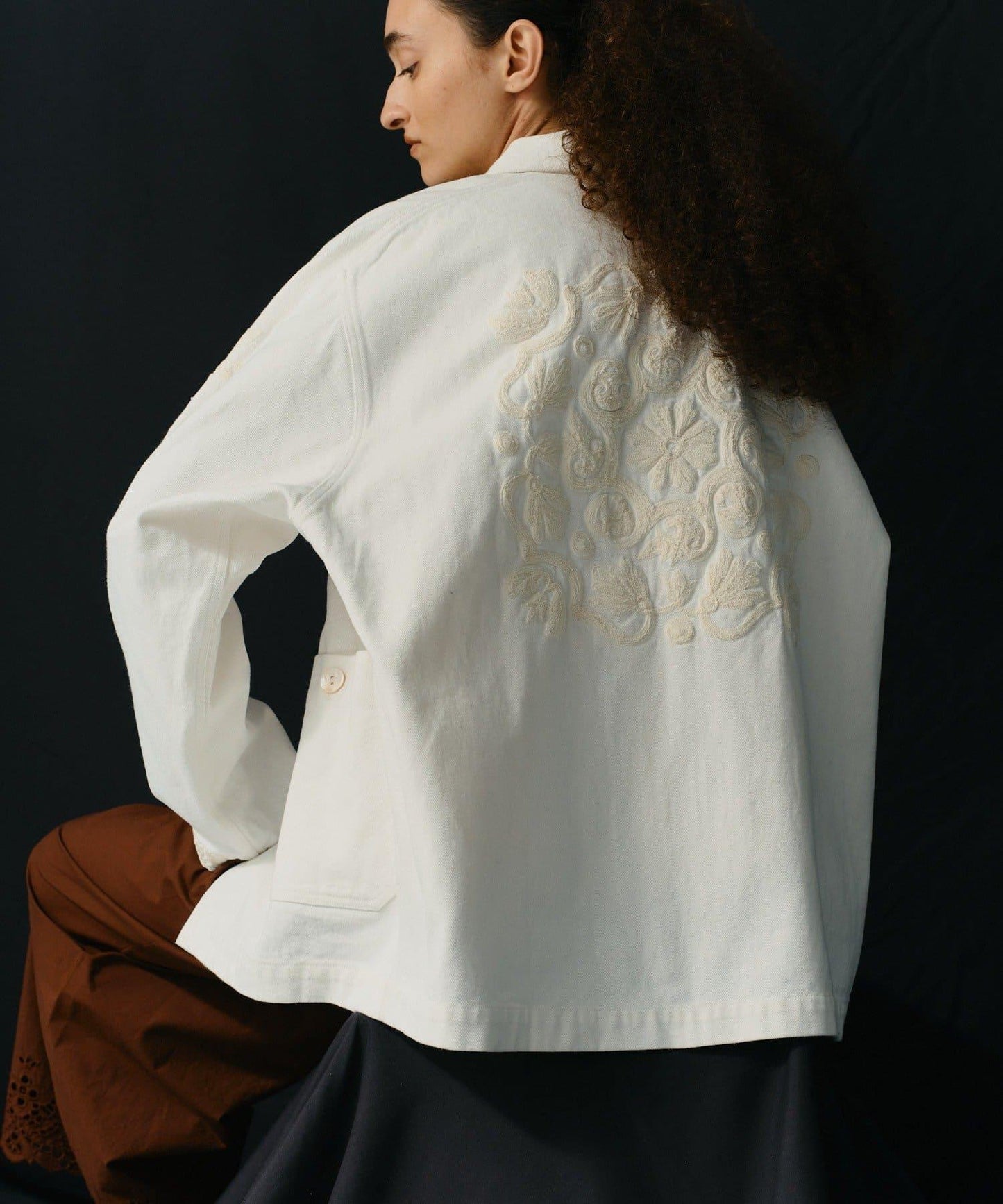 【Dhritië】刺繡夾克