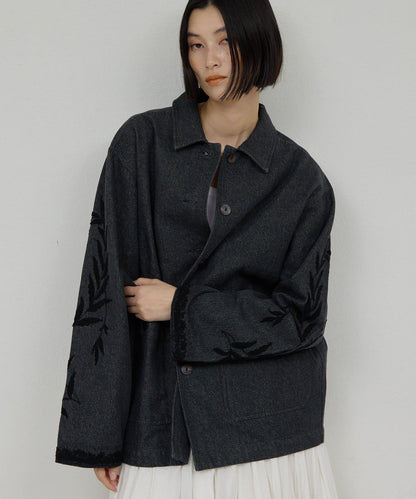 【Dhritië】刺繡夾克