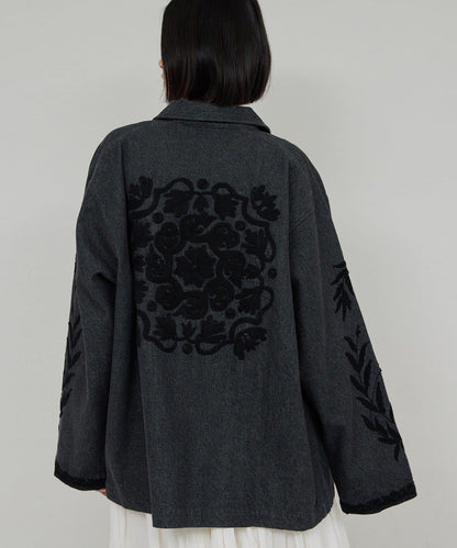 【Dhritië】刺繡夾克