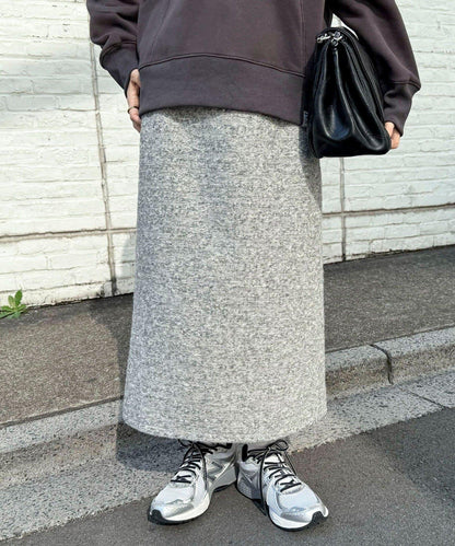 亮片粗花呢半身裙