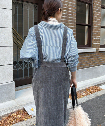 天鵝絨吊帶連衣裙